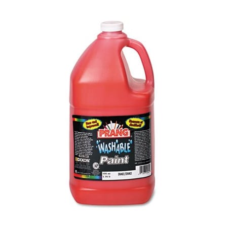 Dixon Ticonderoga Prang, Washable Paint, Orange, 1 Gal 10602